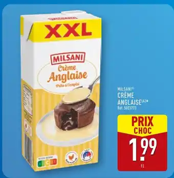 ALDI MILSANI Crème Anglaise offre