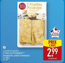 ALDI LA CUISINE DES SAVEURS 2 Ficelles Picardes offre