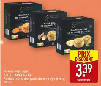 ALDI GOURMET FINEST CUISINE 4 Minis Gratins offre