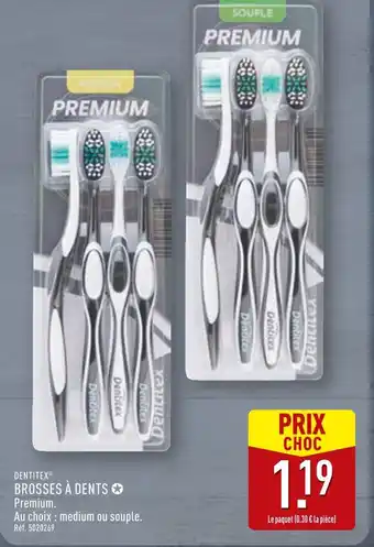 ALDI DENTITEX Brosses à dents offre