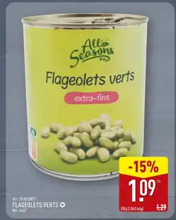 ALDI ALL SEASONS Flageolets verts offre