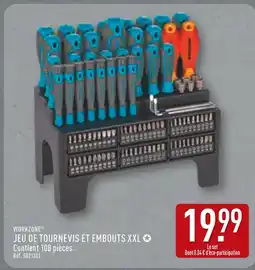 ALDI WORKZONE Jeu de tournevis et embouts xxl offre