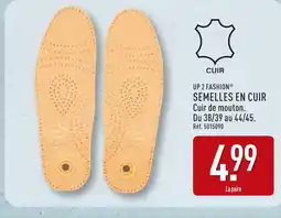 ALDI UP 2 FASHION Semelles en cuir offre