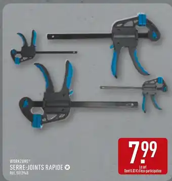 ALDI WORKZONE Serre-joints rapide offre