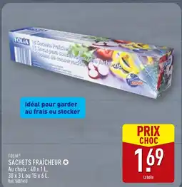 ALDI FOLIA SACHETS FRAÎCHEUR offre
