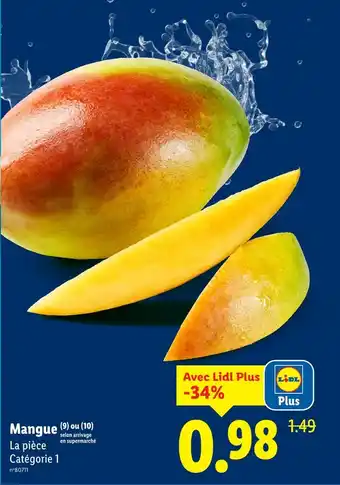 Lidl Mangue offre