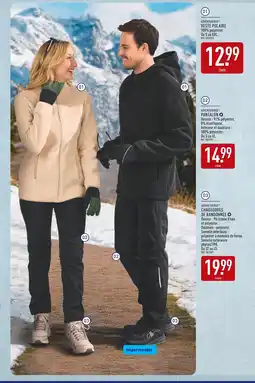 ALDI ADVENTURIDGE Veste polaire offre