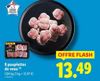 Lidl 8 paupiettes de veau offre
