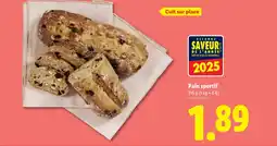 Lidl Pain sportif offre