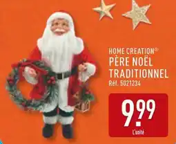 ALDI HOME CREATION Père noël traditionnel offre