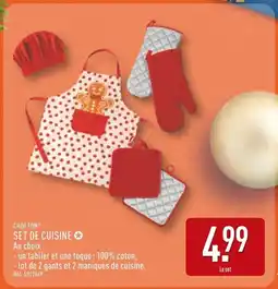 ALDI Crofton Set de cuisine offre