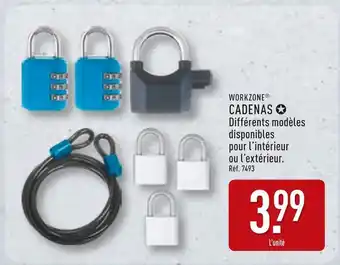 ALDI WORKZONE Cadenas offre