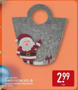 ALDI HOME CREATION Panier feutrine noël offre