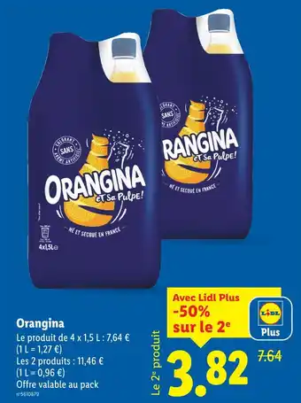 Lidl Orangina offre