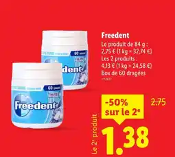 Lidl Freedent offre
