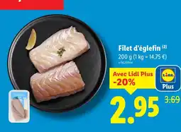 Lidl Filet d'églefin offre
