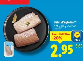 Lidl Filet d'églefin offre