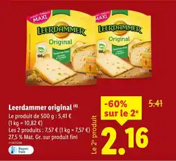 Lidl LEERDAMMER Original offre