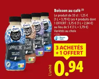 Lidl ENVIA Boisson au café offre