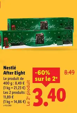 Lidl Nestlé After Eight offre