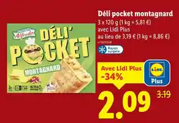 Lidl TRATTORIA ALFREDO Déli pocket montagnard offre
