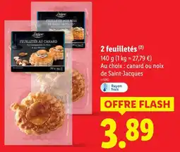 Lidl DELUXE Feuilletés au canard offre
