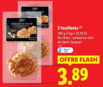 Lidl DELUXE Feuilletés au canard offre