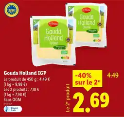 Lidl MILBONA Gouda Holland IGP Jeune offre