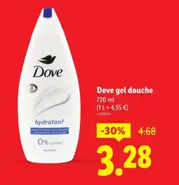 Lidl DOVE Gel douche offre