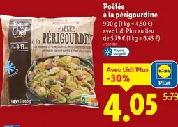 Lidl TOQUE DU CHEF Poêlée à la périgourdine offre