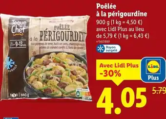Lidl TOQUE DU CHEF Poêlée à la périgourdine offre