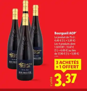 Lidl Bourgueil AOP offre