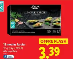 Lidl DELUXE 12 moules farcies offre