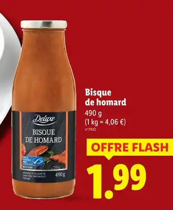 Lidl Deluxe Bisque de homard offre