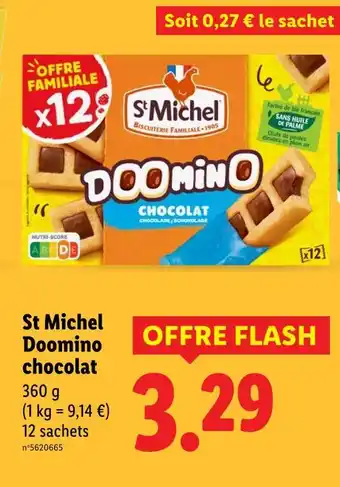 Lidl ST MICHEL Doomino chocolat offre