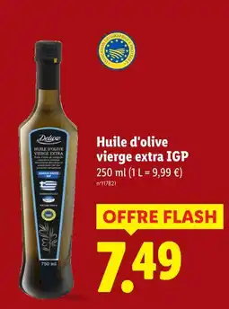 Lidl DELUXE Huile d'olive vierge extra IGP offre