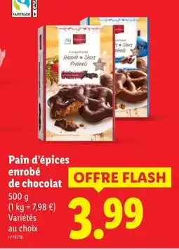 Lidl FAVORINA Pain d'épices enrobé de chocolat offre