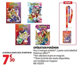 Auchan Opération pokémon offre