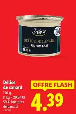 Lidl DELUXE Délice de canard offre