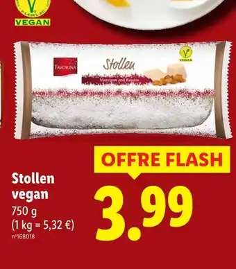 Lidl Favorina Stollen vegan offre