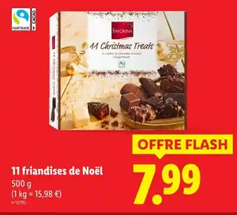 Lidl FAVORINA 11 friandises de Noël offre