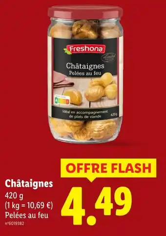 Lidl FRESHONA Châtaignes offre