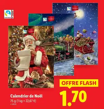 Lidl FAVORINA Calendrier de Noël offre