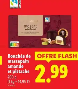 Lidl Bouchée de massepain amande et pistache offre