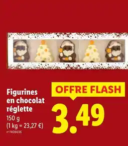 Lidl Figurines en chocolat réglette offre