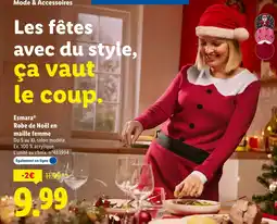 Lidl ESMARA Robe de Noël en maille femme offre
