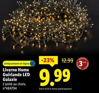 Lidl LIVARNO HOME Guirlande led galaxie offre