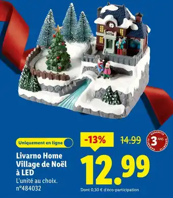 Lidl LIVARNO HOME Village de Noël à LED offre