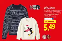 Lidl Lupilu Pull de Noël enfant offre
