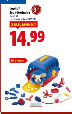 Lidl LUPILU Jeu vétérinaire offre